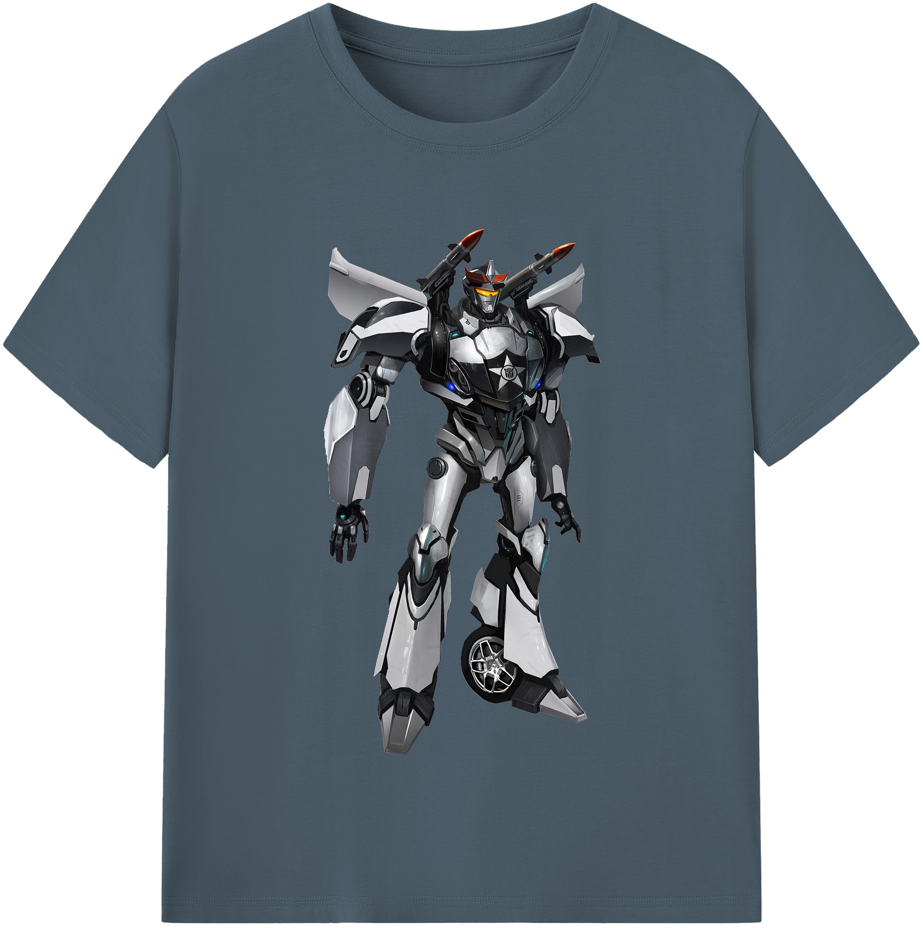 （画像用） Transformers トランスフォーマー 綿100％半袖Tシャツ（フロントプリント）